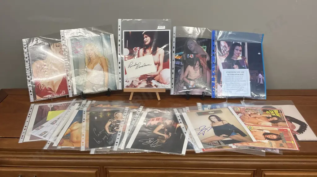 Adult Film Stars Signed Photos With COA Image 1++